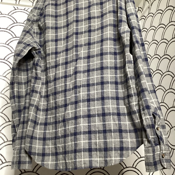 Billy Reid Melange Grid Plaid Wilson Shirt- Size XL - Picture 13 of 15
